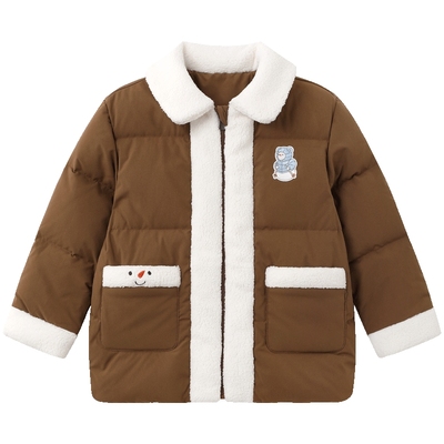 英氏羽绒服男孩秋冬舒适保暖