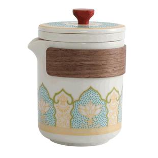 旅行茶具套装户外便携式陶瓷快客杯一壶四杯办公室泡茶壶喝茶白瓷