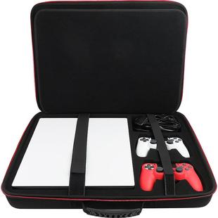 适用于SONY索尼ps4收纳包 slim游戏机保护包 PRO主机显示器便携包 配件收纳箱硬壳包 整理包防尘包防尘罩