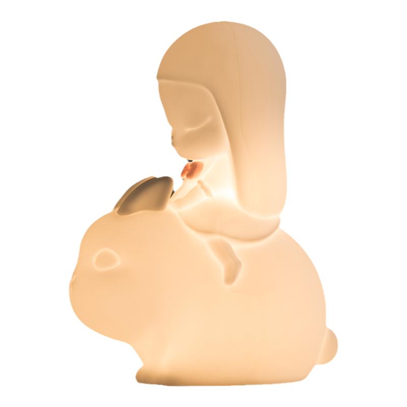 童话硅胶卧室夜灯送女生