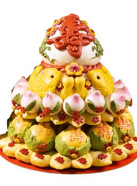 青岛美联升寿桃馒头生日花饽饽