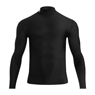 UA安德玛紧身衣长袖T恤男士新款跑步健身服半高领速干透气运动服