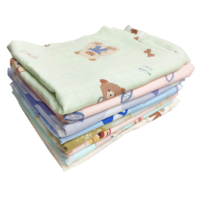 绵绸棉绸人造棉布料夏凉被定做