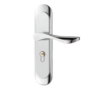 卧室门锁房间家用通用型室内木门锁具免改孔可调节门把手手柄执手