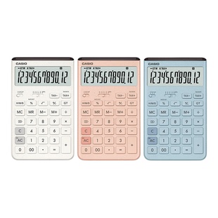 【自营】CASIO/卡西欧计算器JT-200T超大显示屏太阳能面板可爱女生纯净高颜值环保办公计算器学生财务考试用