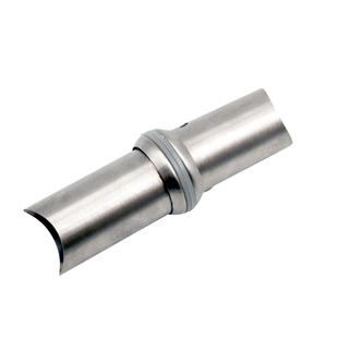 大门拉手脚双边加厚不锈钢圆管方管木头拉手配件玻璃门把手固定脚