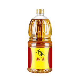千禾料酒1.8L大瓶装做菜去腥提味解腻增鲜炒烧菜调味黄酒大桶商用