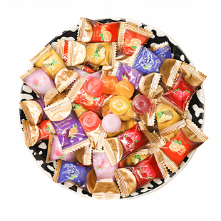 ADM综合水果味硬糖高颜值儿童休闲零食散装结婚喜糖果年货节批发
