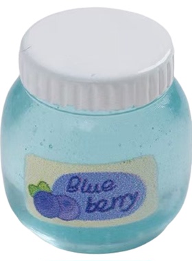 微景观仿真橘子草莓果酱罐头摆件