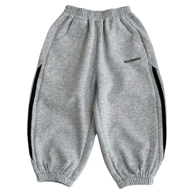 男童春秋装运动束脚裤宽松休闲裤