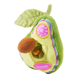 Raisingwell水果系列猫狗藏食丰容玩具宠物嗅闻垫发声益智狗玩具