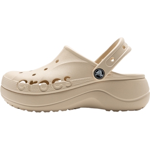 CROCS卡骆驰洞洞鞋贝雅云彩女鞋厚底运动鞋户外拖鞋女士凉鞋