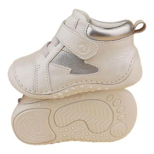 美格新真皮宝宝学步鞋防滑透气秋冬幼童软底羊皮婴儿保暖机能童鞋