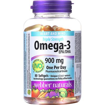 WebberNaturals辅酶Q10浓缩鱼油