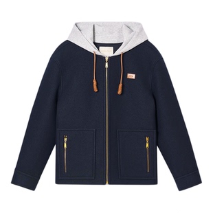 PSALTER诗篇学院风假两件连帽抽绳短外套2025冬款