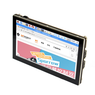 DFRobot 5'' 800x480 TFT电容式触摸屏（DSI接口）适用于树莓派