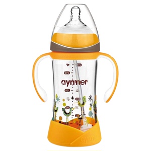 爱因美宽口径玻璃奶瓶150ml