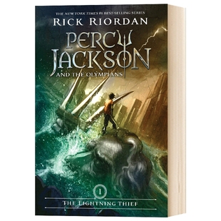 英文原版 Percy Jackson and the Olympians Book One The Lightning Thief 波西杰克逊1 英文版儿童图书