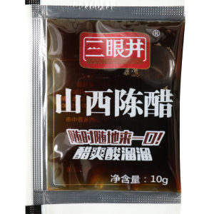 三眼井外卖醋包小包装袋装山西老陈醋饺子麻辣烫打包醋10g*2400包