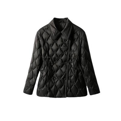 95白鹅绒羽绒服轻薄短款设计感