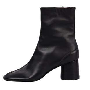 【顶版】高跟分趾靴女 2025秋冬猪蹄tabi羊皮6cm分趾高跟短靴