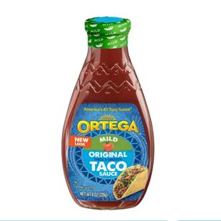 特价美国欧特佳墨西哥风味脆玉米夹饼套餐含调味酱Ortega Taco