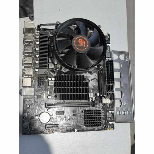 电脑主机X58主板L5640cpu带挡板和散热风扇