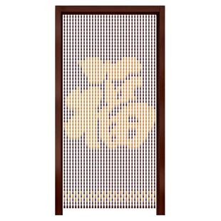 全桃木葫芦门帘福字门对门厕所玄关客厅过道屏风珠帘隔断帘免打孔