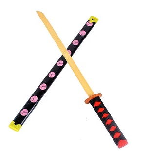 木质玩具刀儿童木剑道具竹质日本动漫木刀男孩宝剑地摊景区学生