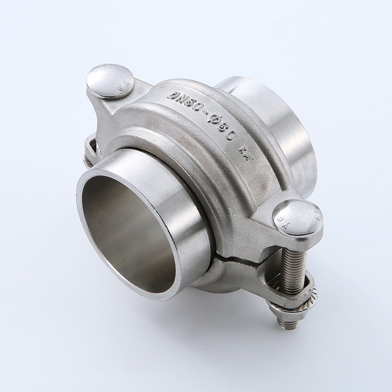 304不锈钢拷贝林沟槽卡箍水处理哈夫节 拷贝林低压卡箍 消防卡箍