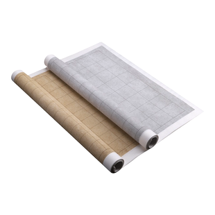 百宣堂六尺对开蜡染宣纸半生半熟书法专用纸4cm5cm6cm7cm8cm格子宣纸书法作品纸中楷楷书毛笔字创作国展宣纸