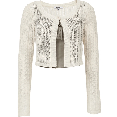 ONLY显瘦短款套装罩衫雪纺衫