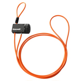 Rhinowalk犀牛漫步车锁自行车锁车包密码锁长度2m钢丝线锁