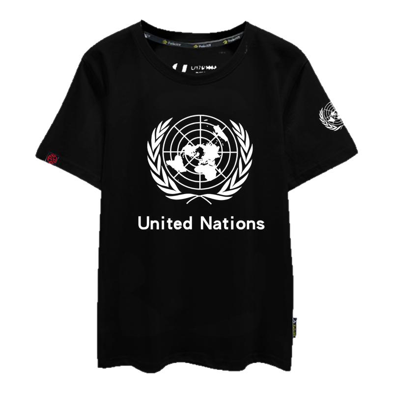 联合国维和部队周边世界和平T恤
