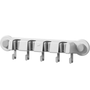 太力拖把壁挂夹吸盘挂钩浴室扫把收纳神器卫生间免打孔拖布整理架