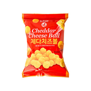 NoBrand诺倍得韩国多重奶酪切达芝士球进口小零食儿童爆米花饼干