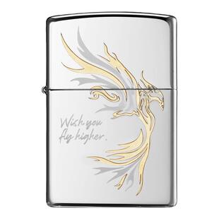 zippo正品打火机 飞鸿外壳官方限量版防风煤油送男友礼物镜面高端