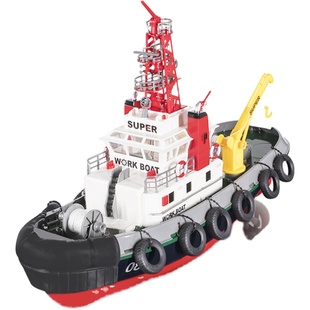 遥控船快艇高速儿童无线电动消防船模潜水艇水上轮船男孩玩具船