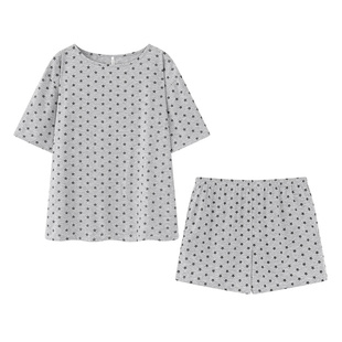 莫代尔睡衣夏季女款大学生短袖长裤短裤家居服可外穿休闲居家套装