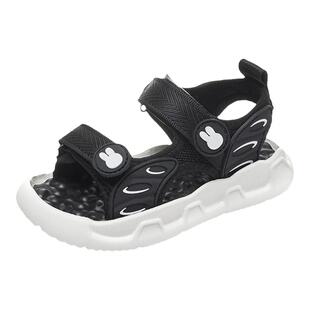 Miffy米菲男童凉鞋夏季露趾男孩沙滩鞋中大童运动夏款儿童鞋子男