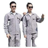春秋長袖純棉工作服耐磨防燙上衣