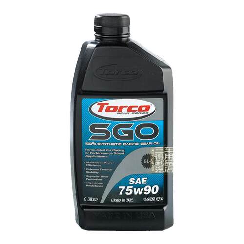 TORCO托库SGO 75W90 高性能全合成差速器油  齿轮油 美国进口 1L