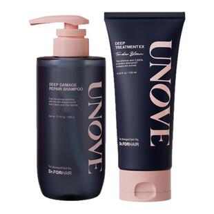 韩女发丝柔顺的秘密~韩国UNOVE发膜修复干枯补水顺滑护发素正品女