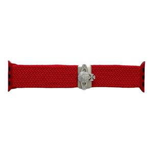 适用iwatch11苹果手表applewatch10表带s9轻奢闪钻星球尼龙编织s8s7网红Ultra23新款45SE简约6女款S9闺蜜小众