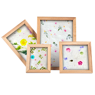 古法造纸术套装材料包儿童diy工具抄纸网框纸浆幼儿园手工再生纸