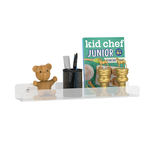 亚克力置物架层板墙上壁挂免打孔有机玻璃隔板卫生间厨房壁龛收纳