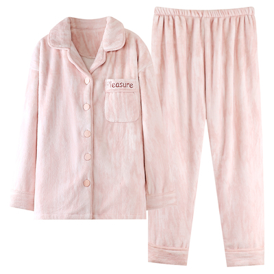 御寒保暖珊瑚绒睡衣保暖透气