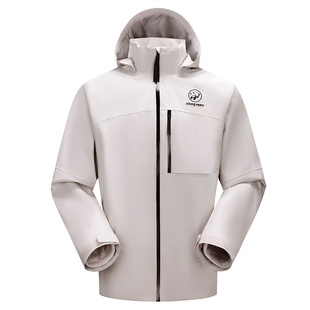 【蔡徐坤同款】熊猫三合一冲锋衣外套女2025新款防水风保暖骑行服