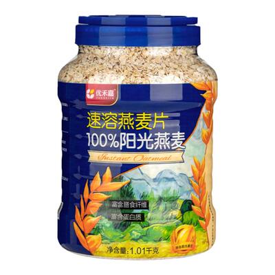 金日纯燕麦片1010g桶装营养早餐