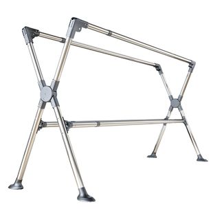 加厚不锈钢落地晾衣架晾阳台家用衣杆晒被架子户外晒衣架挂衣架子